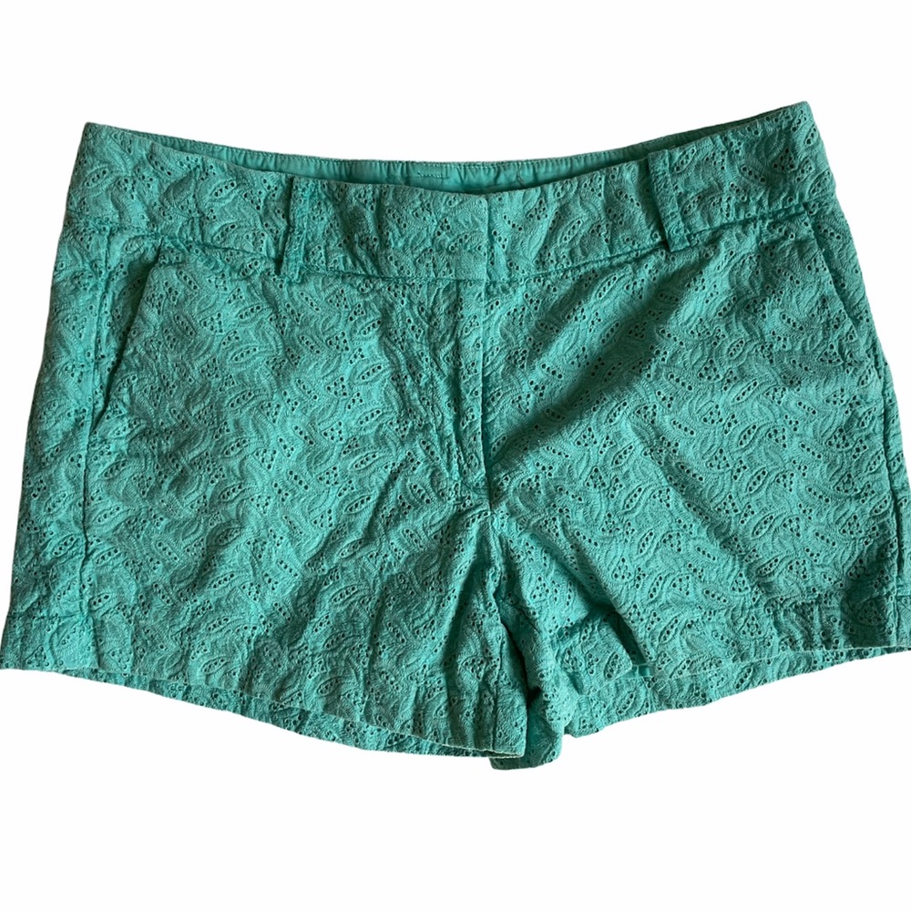 Embroidered Shorts Ann Taylor
